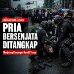 Pria Bersenjata Menjelang Kunjungan Donald Trump, Aparat Gagalkan Ancaman Sejak Awal